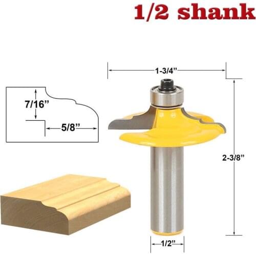 Drawer & Cabinet Door Front Edging Classical Router Bit-1/2" Shank