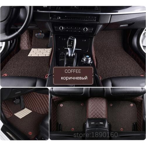 Custom car floor mats for SEAT LEON Ibiza Cordoba Toledo Marbella Terra RONDA car-styling Custom auto floor mats car accessories