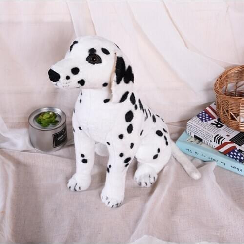 Small cute real life Dalmatian toy simulation plush Dalmatian doll gift about 28cm-30cm xf2978