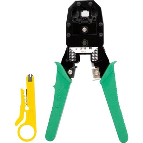 Computer Network Multi-Function Portable Three-Purpose Network Cable Pliers Wire Stripper Cable Tester Network Tool Kit
