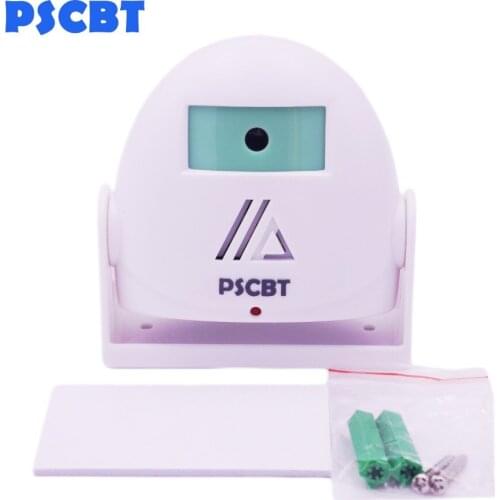 PSCBT Hello Welcome Doorbell Entry Alarm Door Sensor Wireless Shop Door bell 16 melodies dingdong sound for shop house