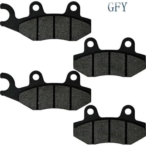 For PEUGEOT Geo RS 250 Nission Caliper 07-12 Geopolis250 Premium/Non ABS/Nissin Calipers 07-12 Brake Pads Front Rear