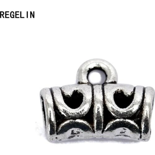 REGELIN 50pcs/lot Vintage Bracelet Charm Connector Jewelry Neckalce Pendant Connectors for DIY Jewelry Making Findings