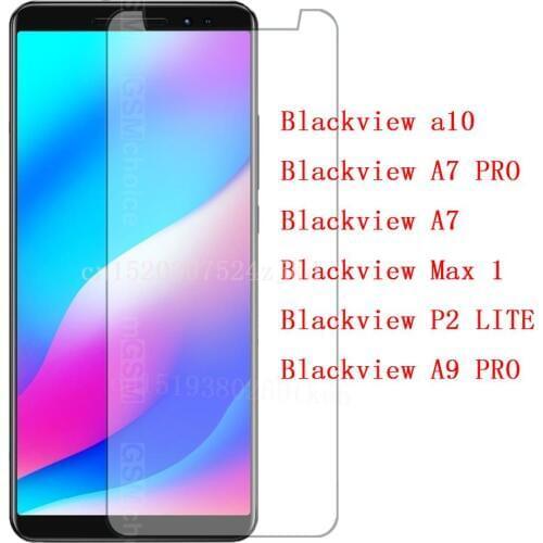 9H 2.5D Tempered Glass For Blackview Max 1 Screen Protector Smart Phone Cover Film For Blackview a10 A7 PRO P2 LITE A9 PRO