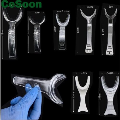 2pcs Dental Oral Care Orthodontic Intraoral Lip Cheek Retractor Teeth Mouth Opener Dentist Tools Mouth Materials 10 style
