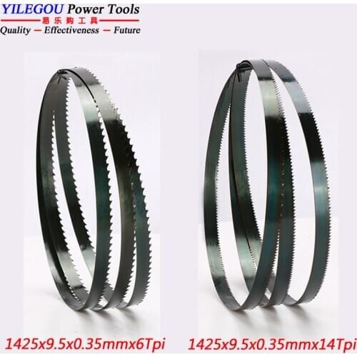 3 Pieces 8" Band Saw Blades. 1425x9.5x0.35mm Woodworking Saw Blades.1425mm * 3/8" Band Saw Blade With 6, 14Tpi Cut Straight Line