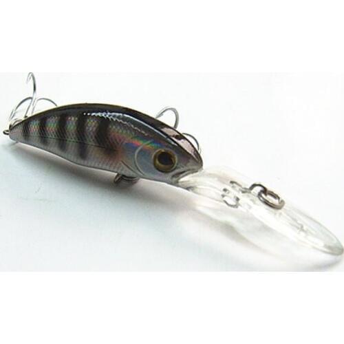 4.8g/4.5cm Color 8# Fishing Lure Deep Swim Floating Type VMC hooks Crank Bait
