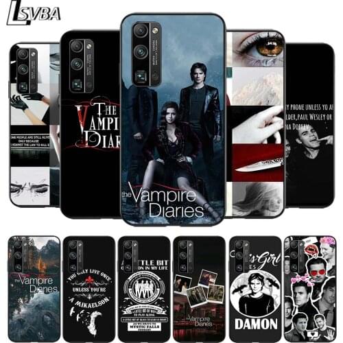 The Vampire Diaries Fierce for Huawei Honor V30 20 Pro X10 9S 9A 9C 9X 8X 10 9 Lite 8 7 Pro Silicone Soft Black Phone Case