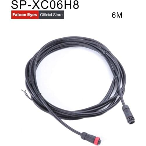 Falcon Eyes Black good quality Extension Cable Wire for DS-712,DS-714,DS-722, RX-718,RX-736 RGB LED Light cord
