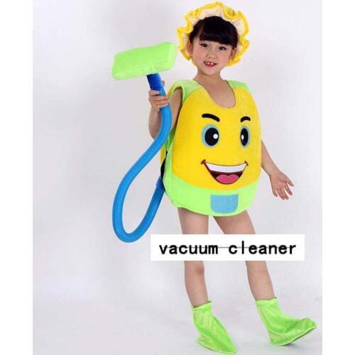 Children cute computer ,cooker,clock costume Kids cleaner Cosplay telephone Clothing boys girls 90-160cm size