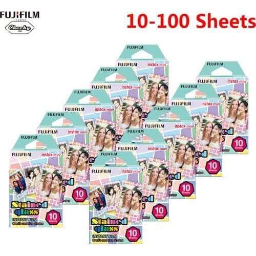 2020 Fujifilm Instax 10-100 Sheets Mini Film Instant Photo Paper For Fuji Instax Mini 8 9 7s 9 70 25 50s 90 Camera SP-1 2