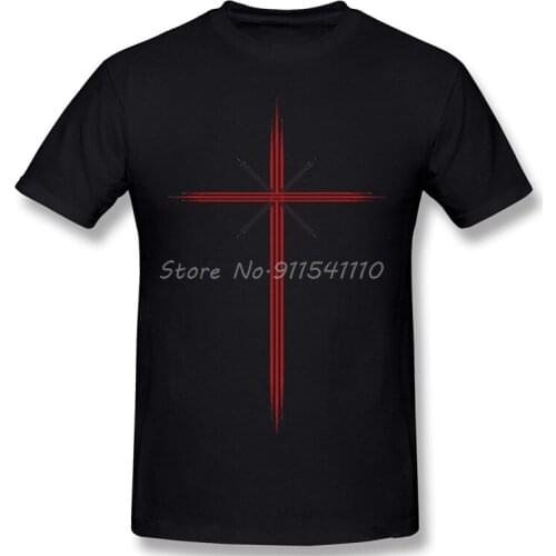 Fallen Crusader Print Cotton T-Shirt DIABLO Action Role-playing Hack and Slash Game For Men Fashion Streetwear