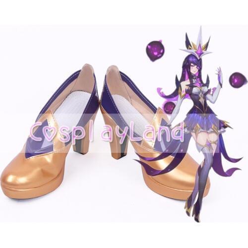 Game LOL Syndra Star Guardian Cosplay Boots Shoes for Adult Women Shoes Costume Accessories Custom Made
