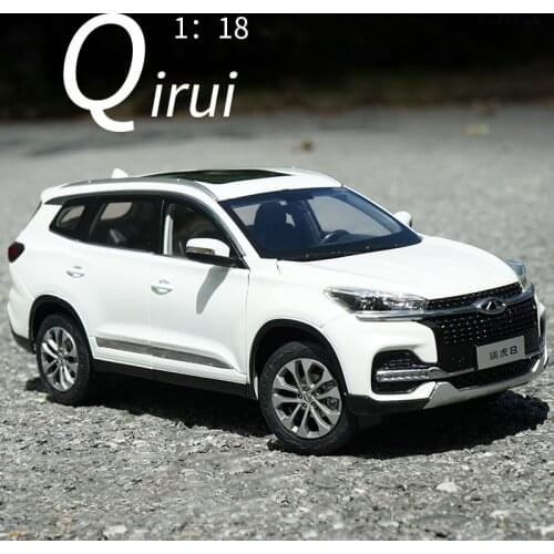 Chery Model Cars Tiggo 8 Off-road Vehicle SUV 2020 Diecast 1/18 Scale Static Display Adult Collection Mini Hot Toys for Boys