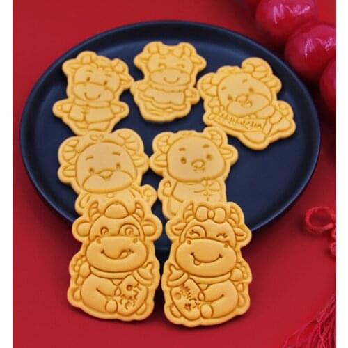 Cartoon Car Shape 3D Pressable Stamped Embossed Biscuit Cookie Cutters Mold