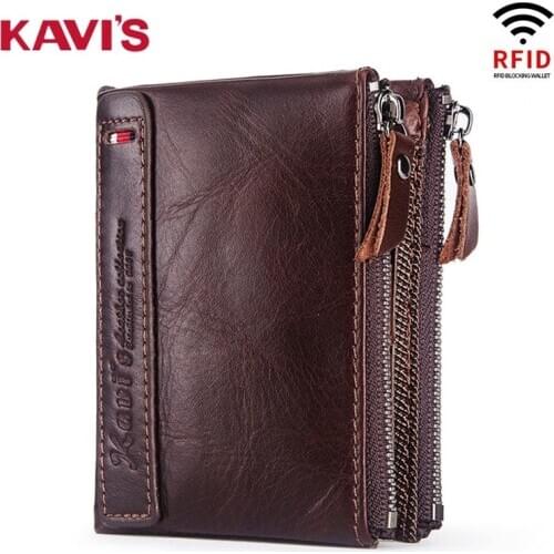 Mens Wallet Leather Wallet Multifunctional Large Capacity Retro Crazy Horse Leather Wallet Leather Men Wallet