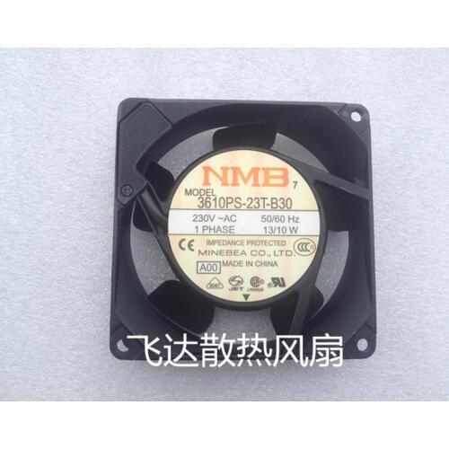 NMB-MAT 3610PS-23T-B30 A00 Server Cooling Fan AC 230V 13/10W 92x92x25mm 2-pin