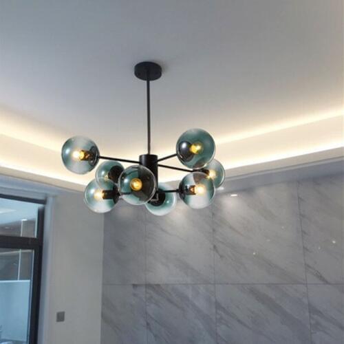 Nordic Designer Romantic Dining Room LED Pendant Light Creative Bule Glass Living Room Kitchen Hanging Lamps Bedroom LED Lights