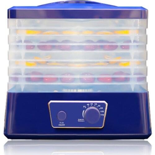 220V 250w Food Dehydrator Fruit Vegetable Herb Meat Drying Machine Pet Snacks Food Dryer 5 Trays Deshidratador De Alimentos