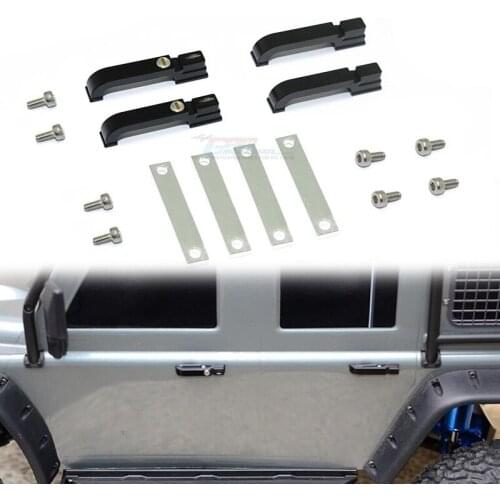 RC Car Parts Metal Aluminum Alloy Cars Door Handle Doorknob TRX-4 Refitting Upgrading Accessories FOR 1/10 TRX4 TRAIL CRAWLER