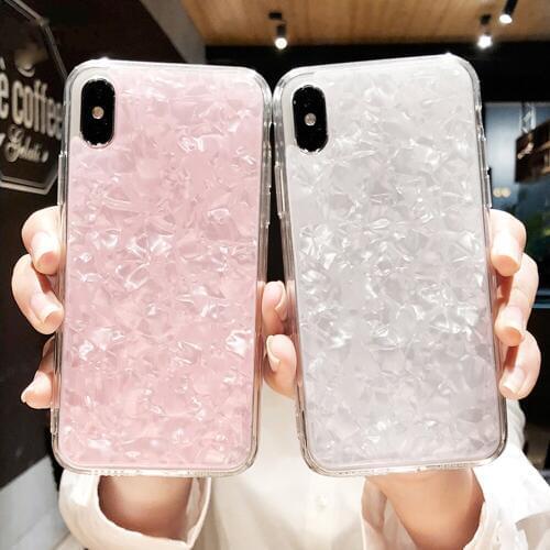 Luxury Shining Conch Soft TPU Silicone Phone Case For iPhone X XS XR 11 12 Mini Pro Max 8 7 6S Plus SE 2020 Glitter Shell Cover
