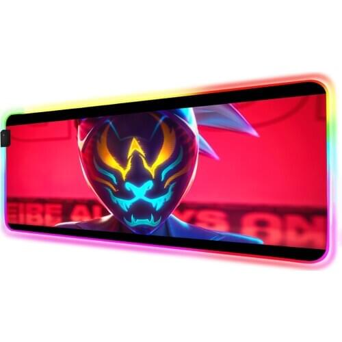 Best Selling LOL Mobile Game Vladimir League of Legends RGB Mousepad Gamer Accessories Large LED MousePad XXL Gaming Mouse Pad