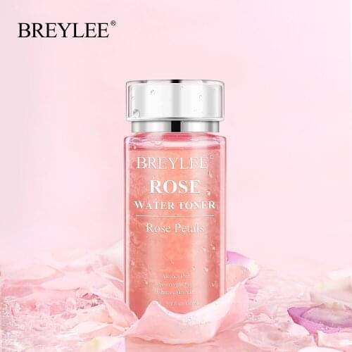 BREYLEE Toner Face Care Rose Water Essence Facial Tonic Hydrating Large Pores Anti-Wrinkle Firming Moisturizing Serum Skin Care