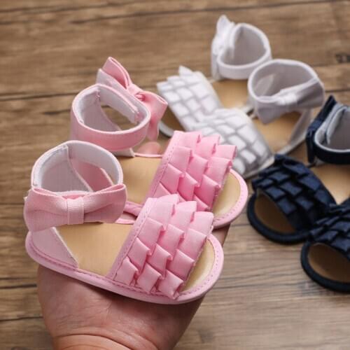 Emmababy Baby Girl Shoes Flower Baby Toddler Princess Shoes Anti-slip Sneaker Girls Kid Baby Summer Sandals 0-18M