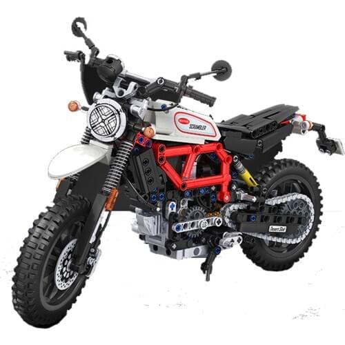 Winner 7053 Technic series building block assembly technology climbing motorcycle car model educational toys For Children