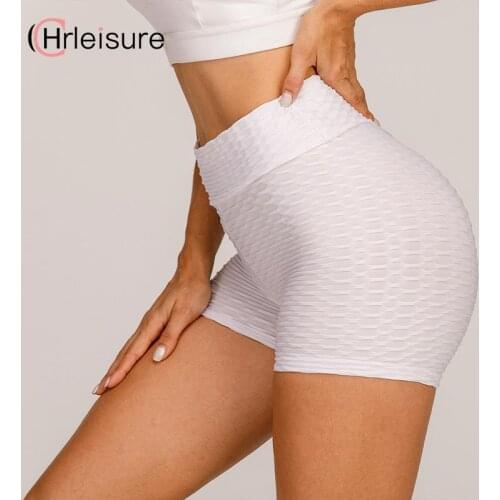 CHRLEISURE Women Seamless Shorts Push Up High Waisted Leggins Elastic Skinny Biker Shorts Women Workout Activewear Ropa Mujer