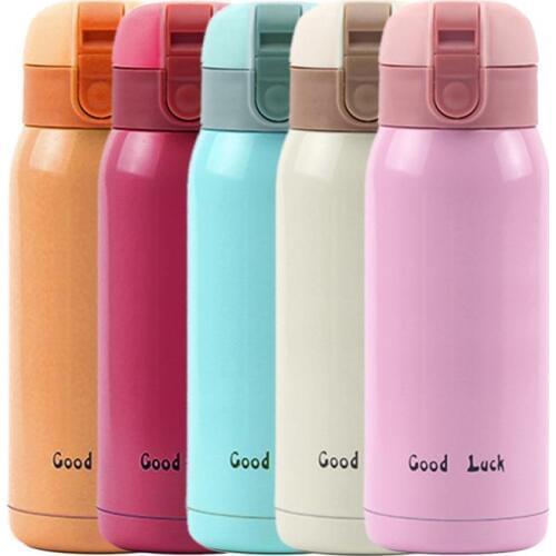 200/360ml Thermos Kids Cup Stainless Steel Bottle Thermos Vacuum Cup Coffee Cups Thermos Kids Belly Cup School Thermal Bottle