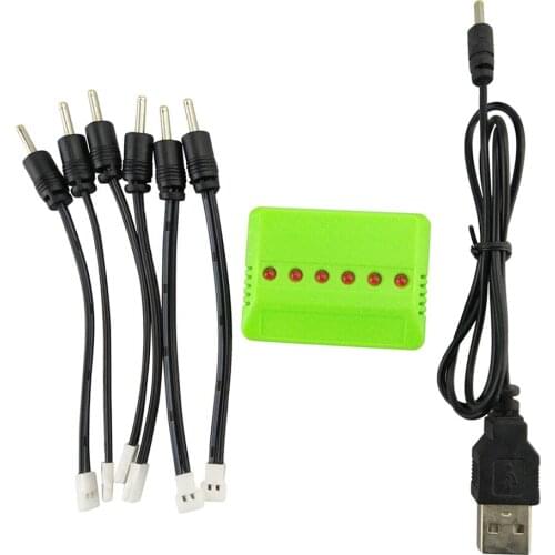 6 in 1 Balanced Charger for Quadcopter Helicopter RC Drone Aircrafts Parts