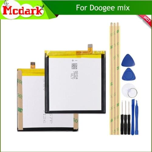 Mcdark For Doogee mix Battery Replacement Large Capacity 3380mAh Back Up Bateria For Doogee mix Smart Phone+tools