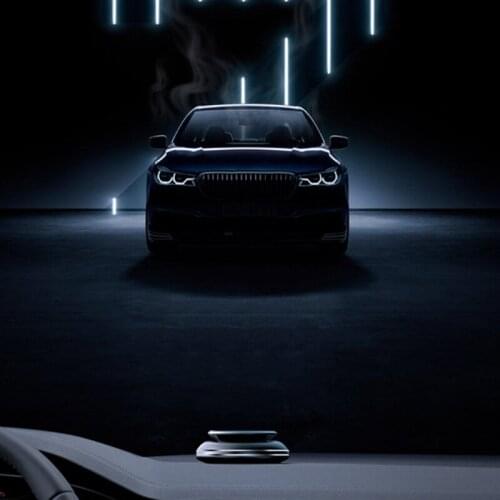 Car Aluminum Alloy Aroma Diffuser Auto Creative Aromatherapy Diffuser with Solid Perfumed Tablet Purifying Air Long Lasting QW