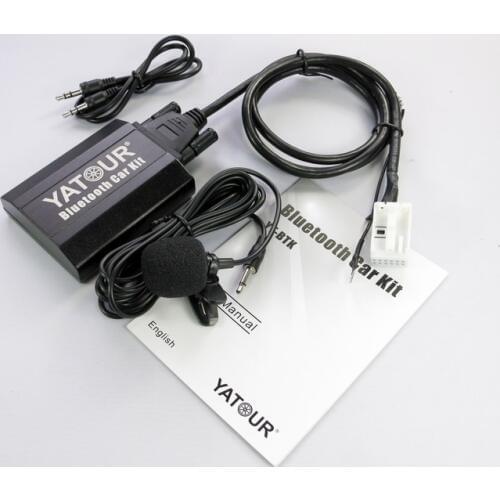 Yatour Car audio AUX Bluetooth Kit for VW passat Jetta Golf Polo Tiguan Audi A3 A4 S4 Skoda Seat Car MP3 Player AUX Adapter