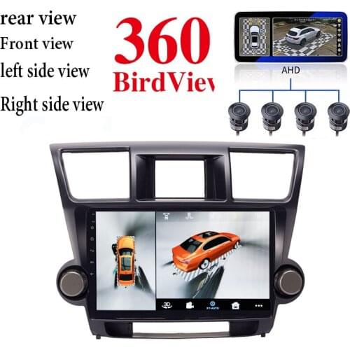 For TOYOTA Highlander Kluger XU40 2007~2013 Car Multimedia GPS Radio Navigation NAVI Player Integrated CarPlay 360 BirdView