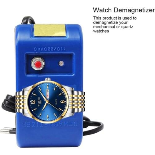 Watch Demagnetizer Mechanical Quartz Watch Repair Tool Electrical Professional Demagnetize Tool for Watchmaker EU Plug