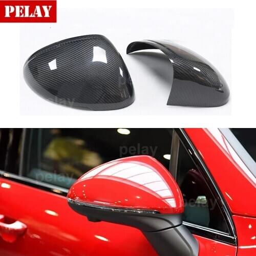 For Porsche Cayenne 958 100% Carbon Fiber Cover Style Car Rearview mirror Refitting Fit Porsche Cayenne 2011-2020 Accessories