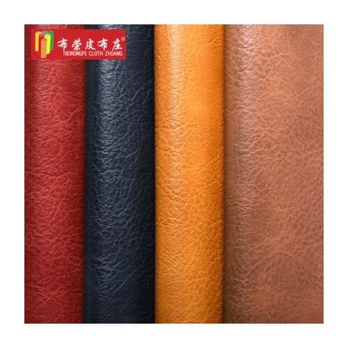 Crazy Horse pattern elasticity wear-resistant imitation leather artificial fabric soft pack TV wall living room 1m