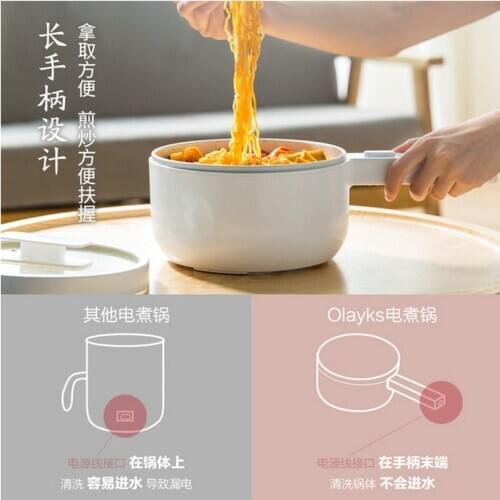 Electric Cooker Dormitory Student Multi-function Home Cooking Noodle Small Electric Hot Pot