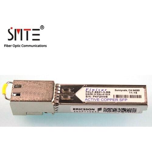 Finisar FCLF-8521-3-RB RJ45 1000BASE-T SFP Fiber Optical Module Transceiver for Ericsson