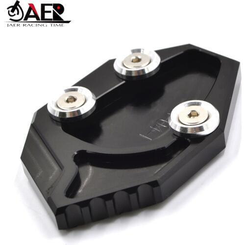 JAER For Kawasaki ZX14R ZX14R 2006-2014 ZX-14R 2007-2014 Motorcycle Side Stand Plate Large GTR1400 motorbike moto kickstand