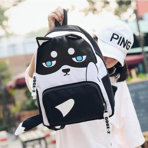 Joyloading 3D Cute Husky Dog Children Backpack Schoolbag Pupils Shoulders Bag