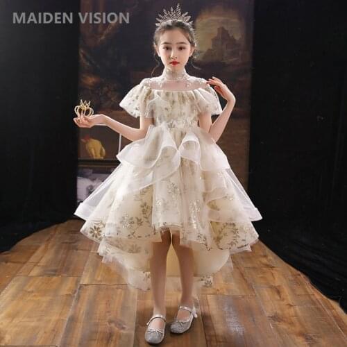 New Year Baby Girls Vestidos Satin bow tutu Princess dress for Wedding Party kids Dresses Toddler girls Christmas clothes