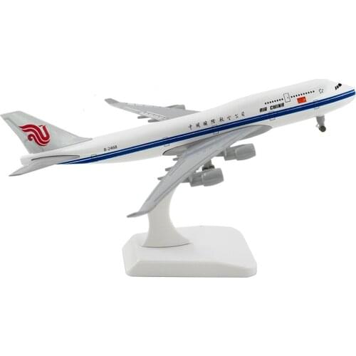 20cm Aircraft Air China Boeing 747 with Landing Gear B747 Alloy Plane Model Toys Children Kids Gift for Collection