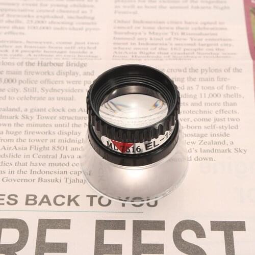15X Desktop Monocular Magnifying Glass Jewelry Repair Tool Reading Magnifier Portable Acrylic Optical Instruments