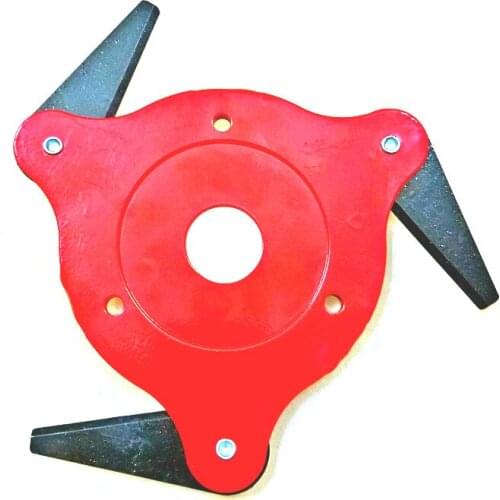 2019 NEWEST 3 Teeth Brush Cutter Blade Trimmer Metal Blades Trimmer Head 65Mn Garden Grass Trimmer Head For Lawn Mower
