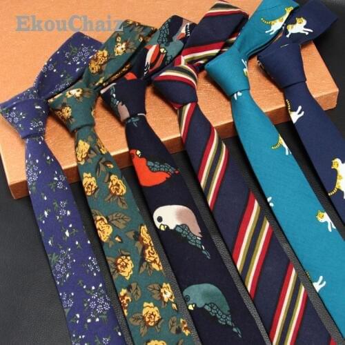 New Flores Tie For Men Cartoon Animal Necktie Male Ties Gravata Slim Gravatas Para Homens Corbata Hombre 2018 Men Gifts Cravat