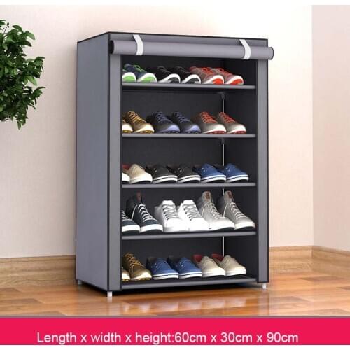 Nonwoven Fabric Simple Shoe cabinets Close to the Door Removable Shoe Rack Organizer Home Furniture Storage Cabinet Shoes Rack