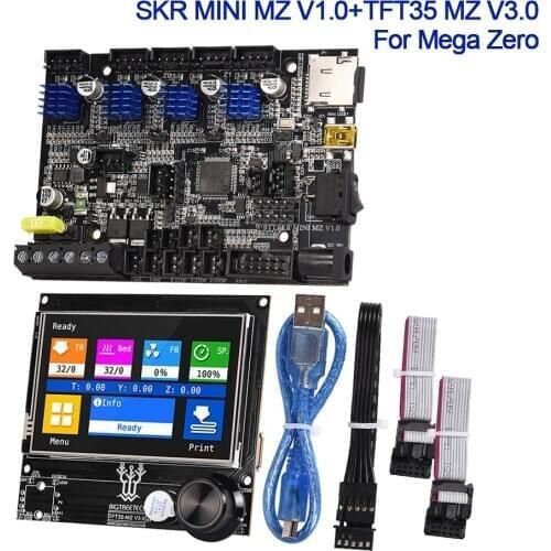BIGTREETECH SKR MINI MZ V1.0 32Bit TFT35 MZ V3.0 Touch Screen Upgrade Kit For ANYCUBIC Mega Zero 3D Printer Parts MINI E3 Board